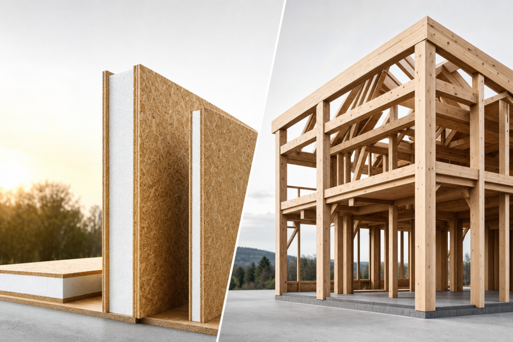 SIPs vs Timber Frame: A Builder's Honest Comparison