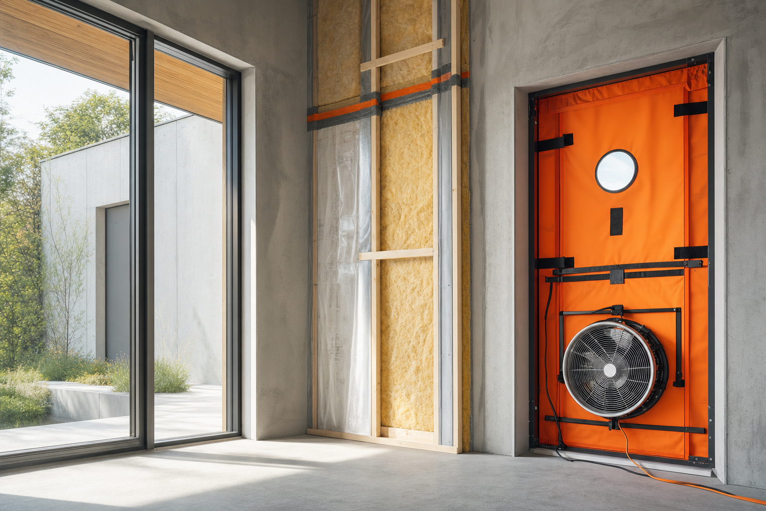 The Blower Door Test: What Your Walls Are Secretly Leaking